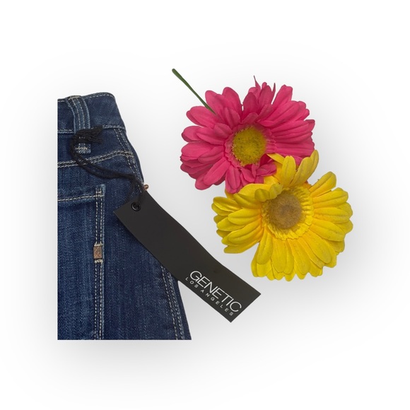 new Genetic Denim ☻ Festival Flower Patch Denim Mini Skirt ☻ Studio City ☻ 25 ☻︎ - Picture 11 of 16